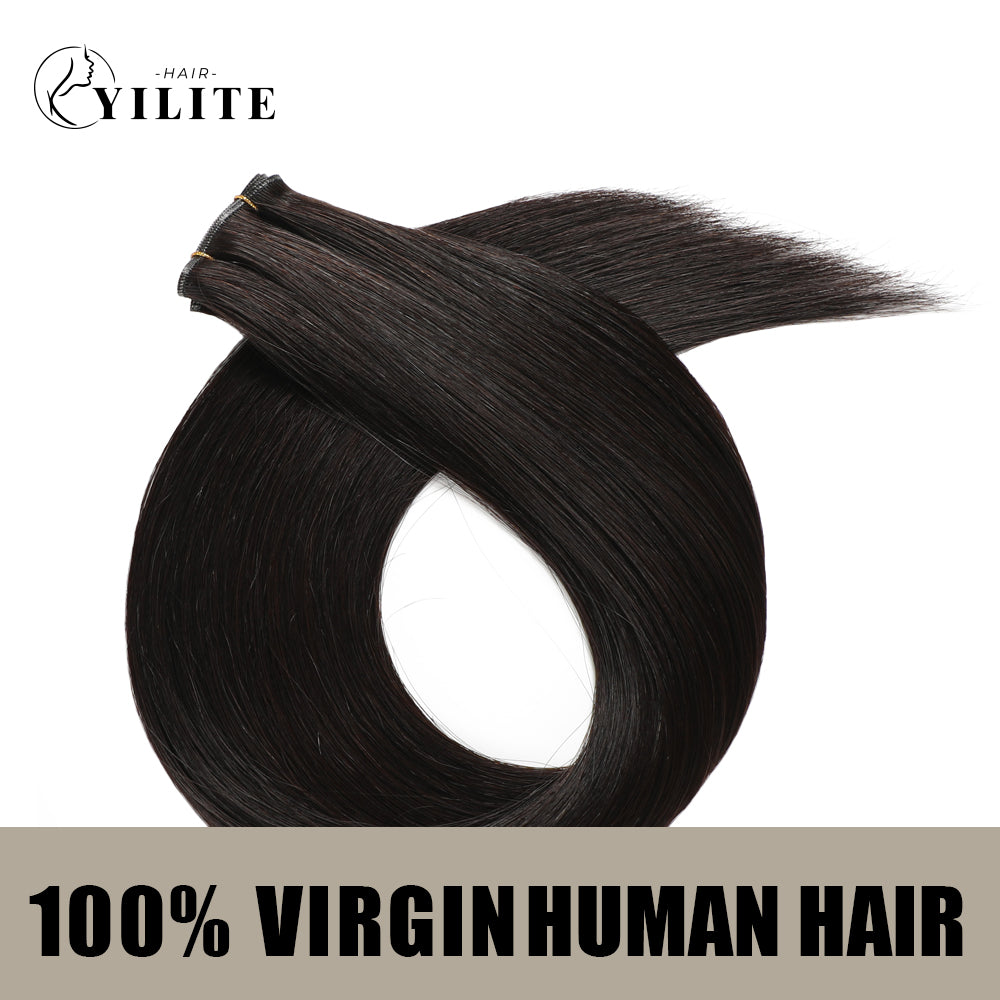Realmhair virgin human hair genius weft 1Pc (#1B Natural Black)