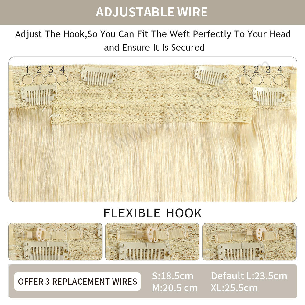 Details about the flexible hook design in #60 and replacement wires in various sizes (S, M, L, XL)