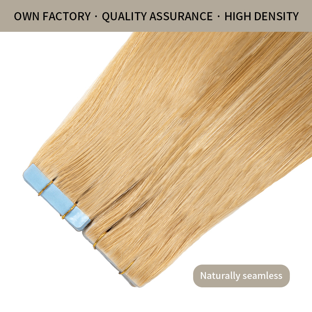 Realmhair invisible tape in hair extensions 20Pcs with high density and quality assurance (#27)