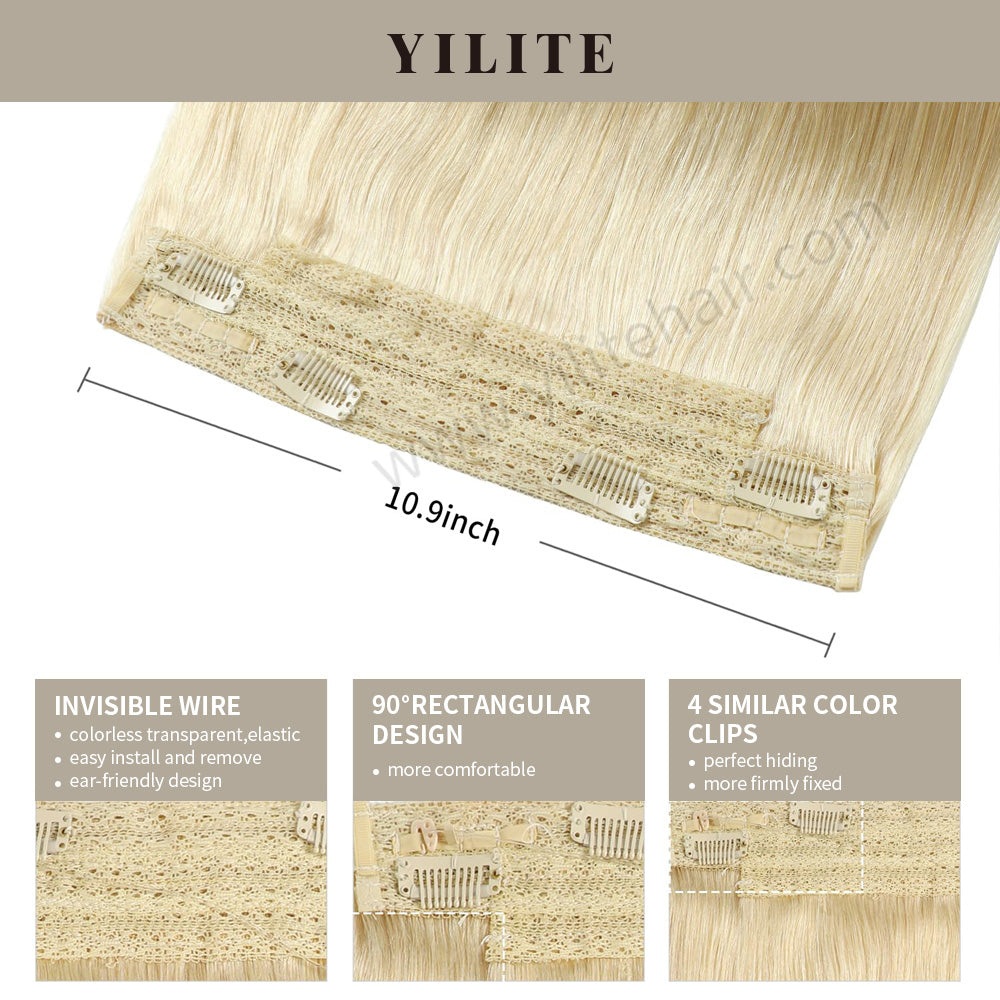 Details of wire extensions in #60: invisible wire, 90¡ã rectangular design, and 4 clips