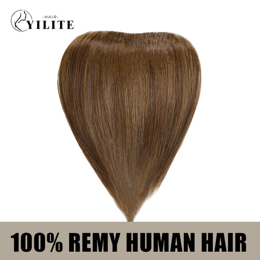 Realmhair seamless hair patch 1.5x15cm virgin human hair (#4 Dark Brown)