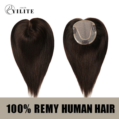 Realmhair hair toppers virgin human hair 12¡Á13 Mono Silk (#2)