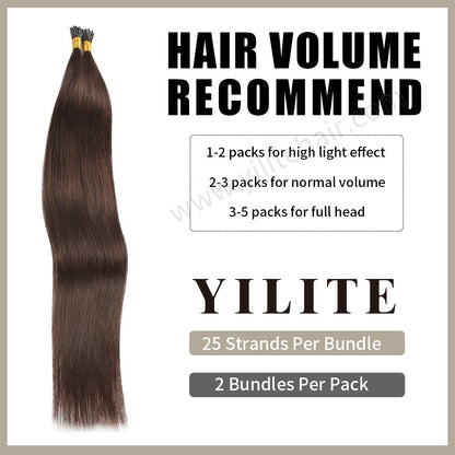 U Tip hair extensions with hair volume recommendation (#2)                                   