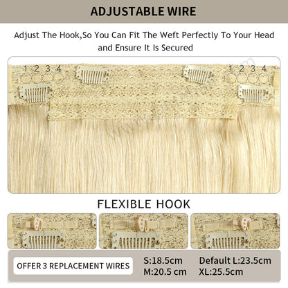 Details about the flexible hook design in #613 and replacement wires in various sizes (S, M, L, XL)
