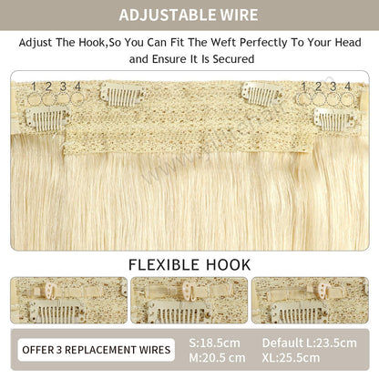 Details about the flexible hook design in #60 and replacement wires in various sizes (S, M, L, XL)