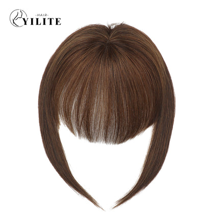 Realmhair Hand-Tied Invisible Clip In Bangs Real Remy Human Hair Wispy Bangs French Bangs (#4)