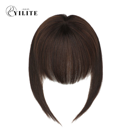 Realmhair Hand-Tied Invisible Clip In Bangs Real Remy Human Hair Wispy Bangs French Bangs (#2)