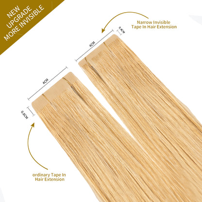 Comparison of narrow tape in hair extensions vs ordinary tape in extensions (#27)