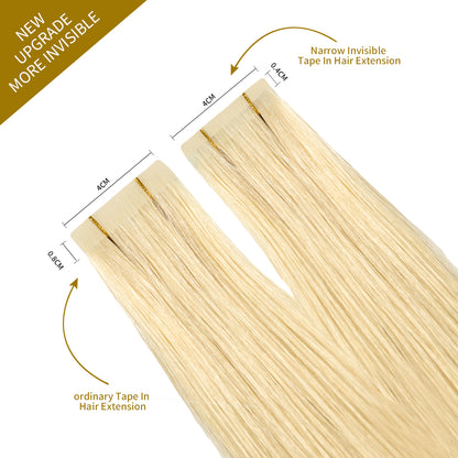 Comparison of narrow tape in hair extensions vs ordinary tape in extensions (#613)