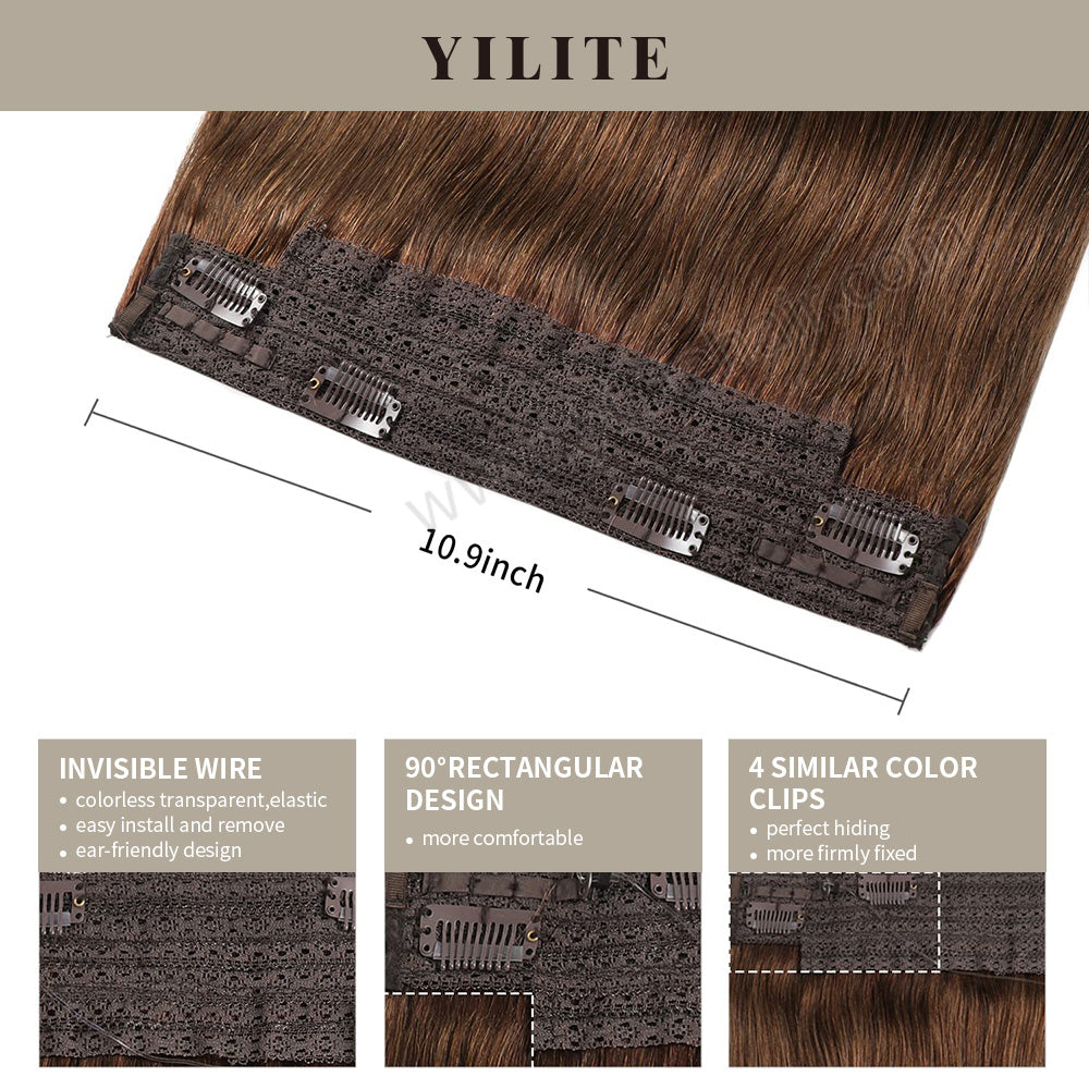 Details of wire extensions in #4: invisible wire, 90¡ã rectangular design, and 4 clips