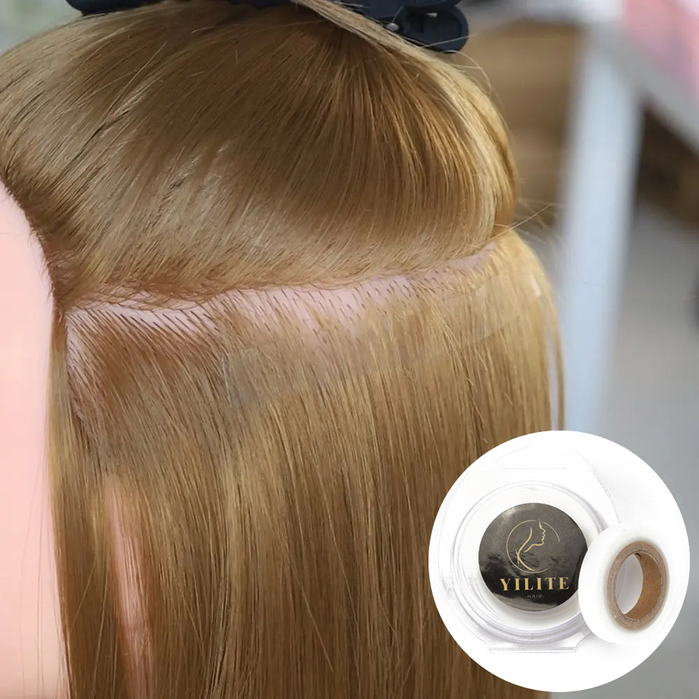 How to apply Realmhair single-sided invisible tape for tape-in hair extensions