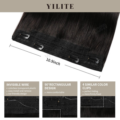 Details of wire extensions in #1B: invisible wire, 90¡ã rectangular design, and 4 clips