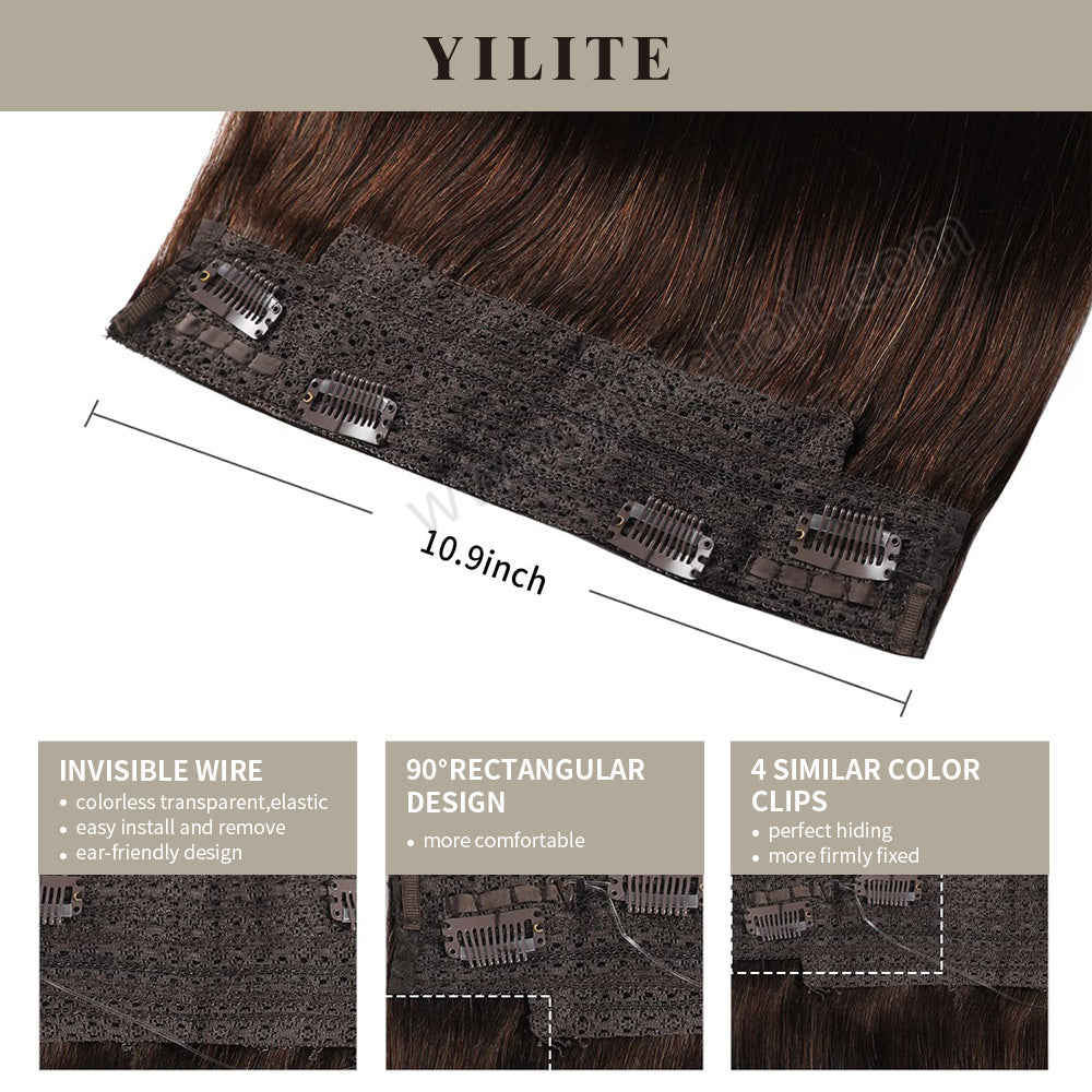 Details of wire extensions in #2: invisible wire, 90¡ã rectangular design, and 4 clips   