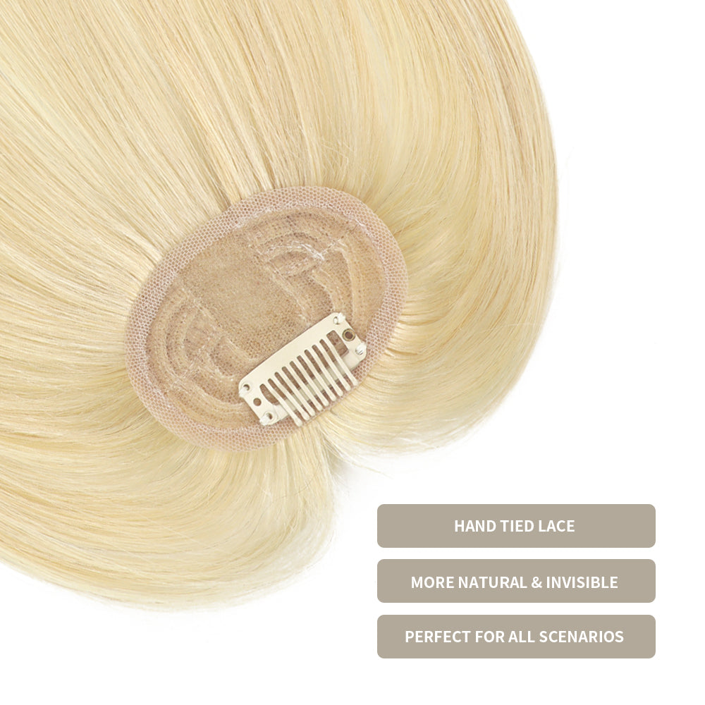 Realmhair Hand-Tied Invisible Clip In Bangs Real Remy Human Hair Wispy Bangs French Bangs (#613)
