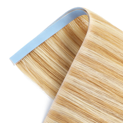 Zoomed view of Realmhair 20¡Á0.8cm seamless tape-in hair extension in #P27/613 