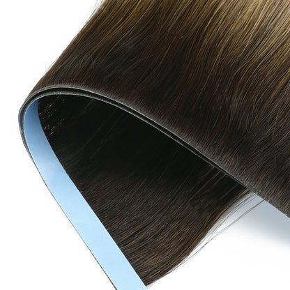Zoomed view of Realmhair 20¡Á0.8cm seamless tape-in hair extension in #T2/P18/60 
