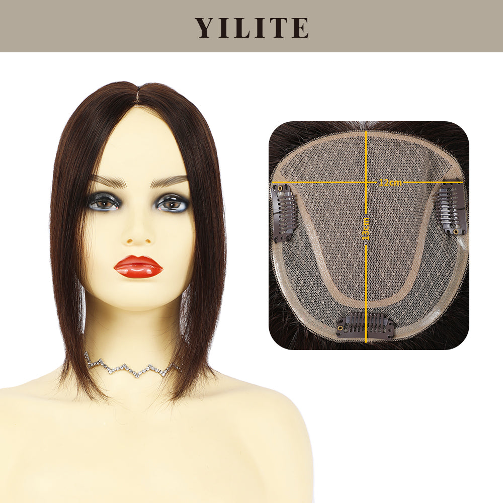 Realmhair  hair toppers with 12¡Á13 Mono Silk Base (#2)