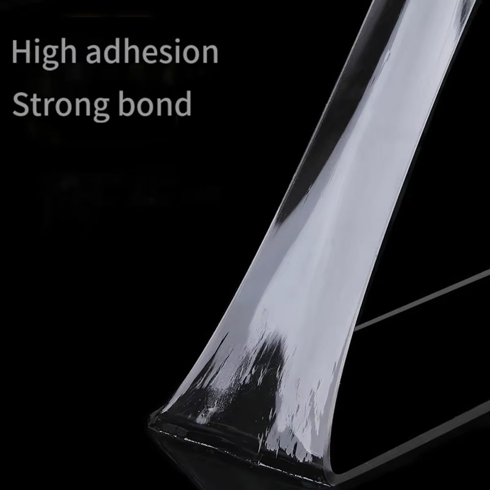 Realmhair single-sided invisible tape features high adhesion and a strong bond for secure extensions