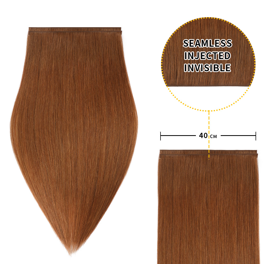 Realmhair 40*0.8cm long invisible tape in hair extensions 2Pcs virgin human hair (#33)