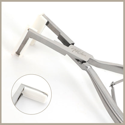 Realmhair Pro Tape In Applicator Stainless Steel Flat Surface Tool (Silver)