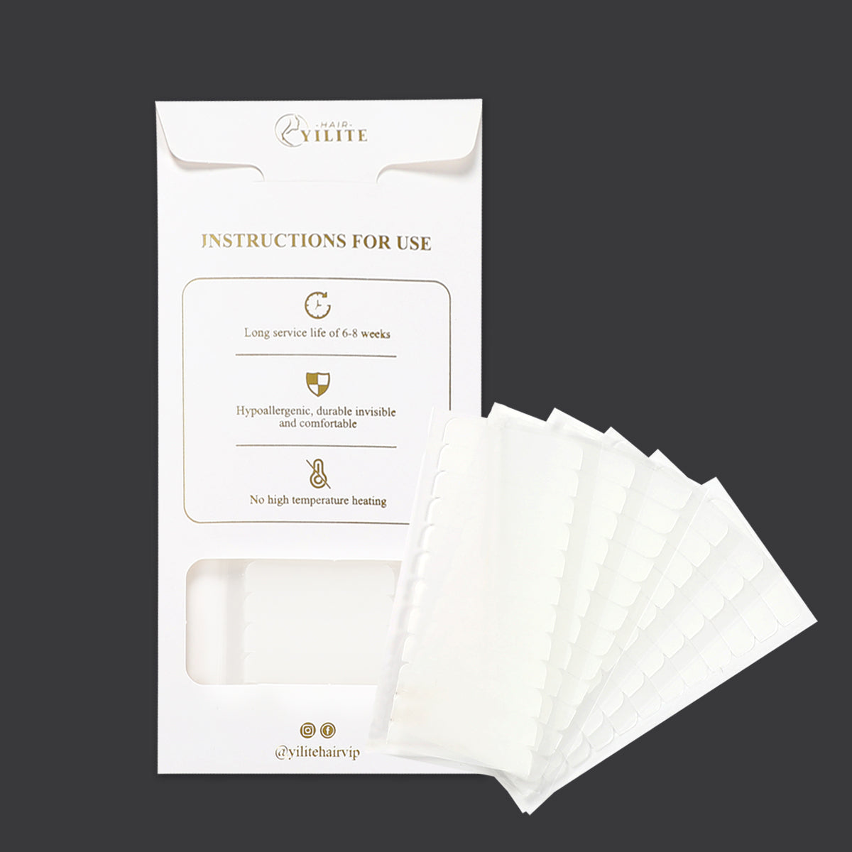 Realmhair Single Sided Invisible Replacement Tape for Tape In Hair Extensions
