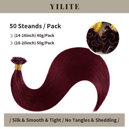 50 steands per pack, available in two weight options  (#99J Burgundy)    