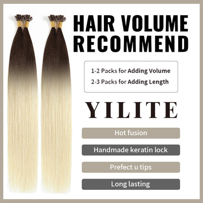 Realmhair U Tip hair extensions with hair volume recommendation (#T2/60)