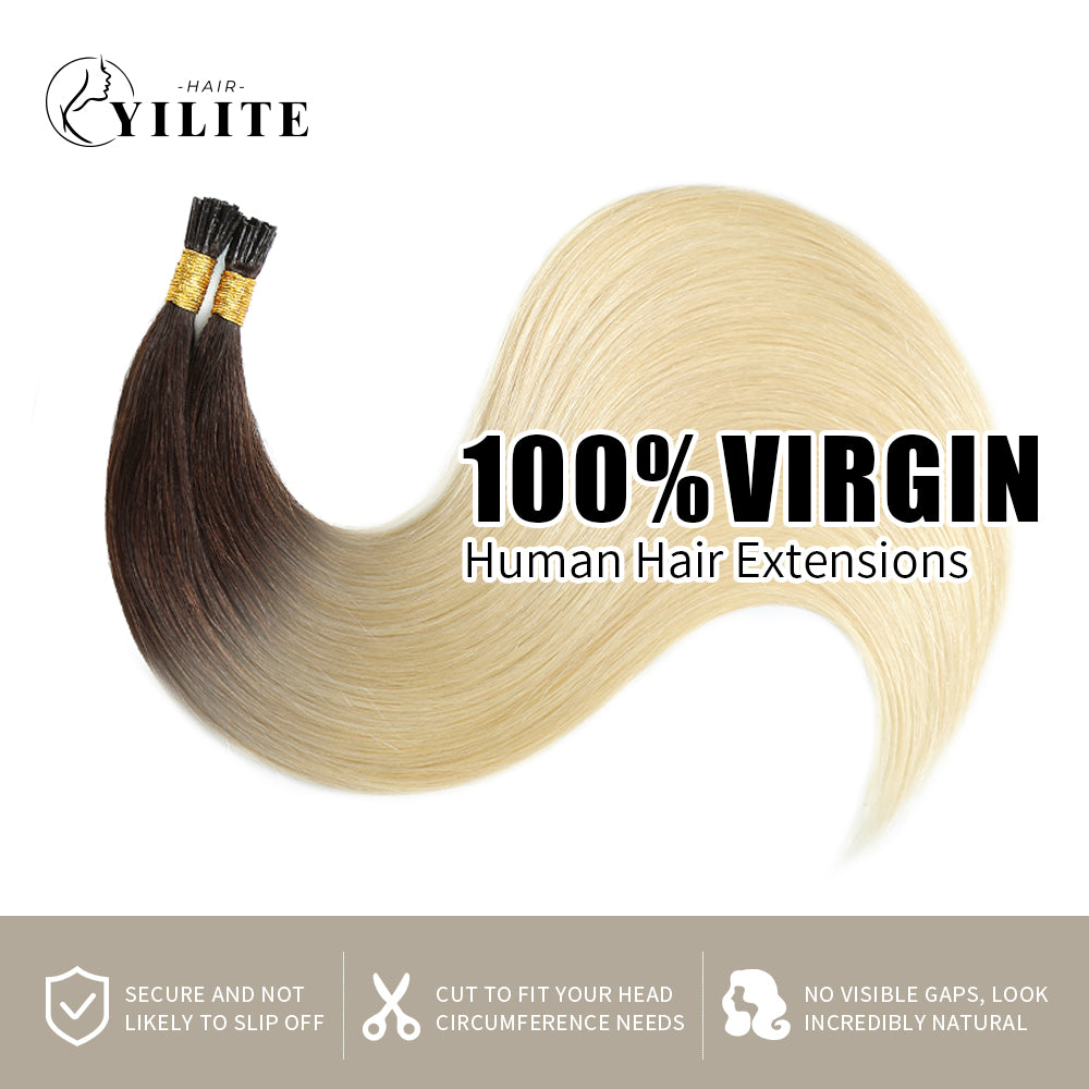Realmhair 100% virgin human hair I Tip extensions (#T2/60)