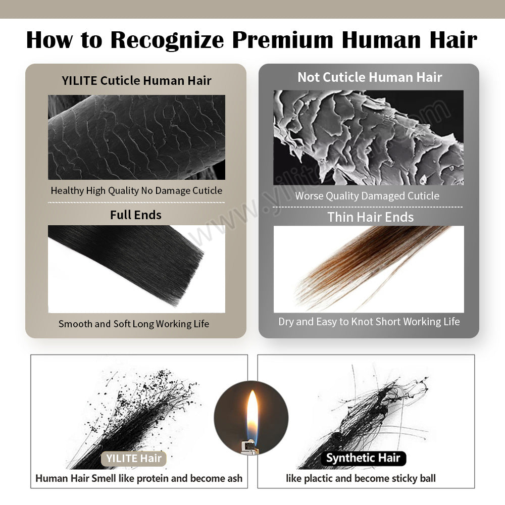 Realmhair Clip In Hair Extensions Human Hair Invisible Natural Remy Human Hair (#4 Dark Brown)